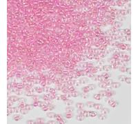 Bulk 3mm Pink Seed Beads for Jewelry Making 110 Grams about 3200pcs,8/0 Glass Craft Beads for Making Earrings, Bracelets, Pendants, Waist Jewelry, DIY Handmade Seed Beads (Pink)
