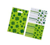 Bulk 50Pcs Irish Themed Gift Bags for Candy Treats and Small Presents on Patricks Day Party Supplies Patrick ' s Day Bags