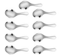 Bulk 9Pcs Unseamed Ice Creams Scoopers 304 Nonrust Steel Miniature Size Nonslip Handle for Teas Brewing Daily Use Miniature Dessert Scoops