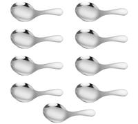 Bulk 9Pcs Unseamed Ice Creams Scoopers 304 Nonrust Steel Miniature Size Nonslip Handle for Teas Brewing Daily Use Miniature Kitchen Tool for Baking