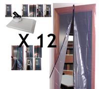 Bulk Buy 12 Zipped Door Doorway Protectors Kit Dustproof Waterproof Cover Sheet
