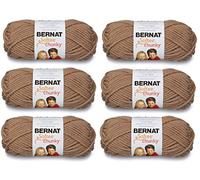 Bulk Buy: Bernat Softee Chunky Yarn (6-Pack) Soft Taupe 161128-28011