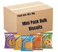 Bulk Buy Bronte Biscuits CookiesTwin Packs Individually Wrapped (Pack of 60, Lemon Shortbread, Viennese Whirl, Fruit Shortcake & Chocolate Chip(2x15g))