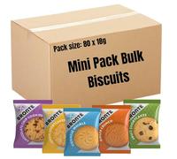 Bulk Buy Bronte Biscuits CookiesTwin Packs Individually Wrapped (Pack of 80, Lemon Shortbread, Viennese Whirl, Fruit Shortcake & Chocolate Chip(2x15g))