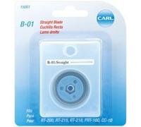 Bulk Buy: Carl Brands Professional Rotary Trimmer Replacement Blade Straight B-01 (2-Pack)