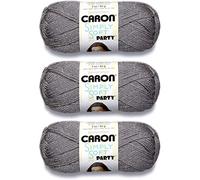 Bulk Buy: Caron Simply Soft Party Yarn Platinum Sparkle H97PAR-19 by Caron Bulk Buy