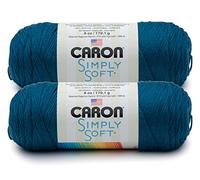 Bulk Buy: Caron Simply Soft Yarn Solids (2-Pack) (Ocean)
