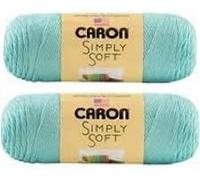 Bulk Buy: Caron Simply Soft Yarn Solids (2-Pack) (Robin's Egg)