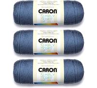Bulk Buy: Caron Simply Soft Yarn Solids (3-Pack) Country Blue H97003-9710