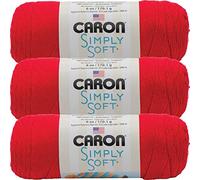 Bulk Buy: Caron Simply Soft Yarn Solids (3-Pack) Red H97003-9729