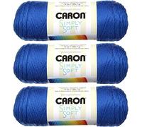 Bulk Buy: Caron Simply Soft Yarn Solids (3-Pack) Royal Blue H97003-9767