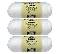 CARON SIMPLY SOFT- 170G- WHITE,7.84 x 24.3 x 7.84 cm