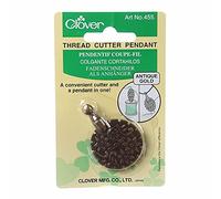 Clover Thread Cutter Pendant Antique Gold, 1