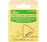 Clover Triangle Tailors Chalk: White, 1