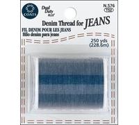 Bulk Buy: Coats & Clark Denim Thread for Jeans 250 Yards Blue N576 by Coats & Clark Bulk Buy