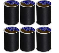 Bulk Buy: Coats & Clark Dual Duty All Purpose Thread 400 Yards Black 230-2 (6-Pack)