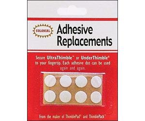 Bulk Buy: Colonial Needle Under Thimble Adhesive Replacements 8/Pkg SM201 (3-Pack)