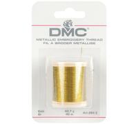 Bulk Buy: DMC Metallic Embroidery Thread 43.7 yards Gold 284Z (5-Pack)