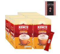 Bulk Buy Instant Coffee Sachets 5x8 Bulk Individually Wrapped Coffee Sachet Gift, Office Drinks, Staff Rooms, Refreshment Perfect Partner with Biscuits & Snacks (Cappuccino)