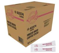 Bulk Buy Instant Coffee Sachets Citavo Classic Freeze Dried Coffees Sticks Individually Wrapped Multipacks (350 Sticks, Coffee)