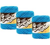 Bulk Buy: Lily Sugar 'n Cream Solids 100% Cotton Yarn (3-Pack) (Hot Blue #1742)