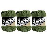Bulk Buy: Lily Sugar 'n Cream Solids 100% Cotton Yarn (3-Pack) (Sage Green #0084)