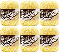 Bulk Buy: Lily Sugar'n Cream Yarn Ombres (6-Pack) Daisy 102002-165