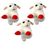 Bulk Buy: Multipet (3-Pack) Lamb Chop 6" Toy MP48371