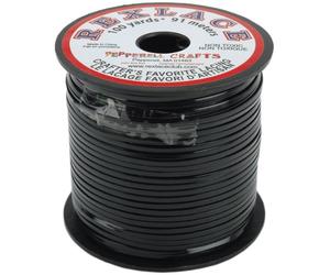 Bulk Buy: Pepperell Braiding Rexlace 3/32" Wide 100 Yard Spool Black RX100-14 (3-Pack)