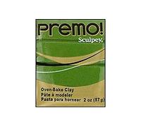 Bulk Buy: Polyform Premo Sculpey Polymer Clay 2 Ounces-Spanish Olive (5-Pack)