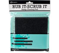 Bulk Buy: Ranger Inkssentials Rub It Scrub It Rubber Stamp Cleaning Pad 6" Square RUB09863 (3-Pack)