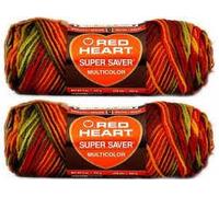 Bulk Buy: Red Heart Super Saver (2-pack) (Fall)
