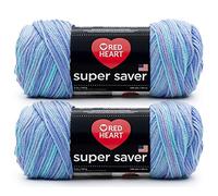Bulk Buy: Red Heart Super Saver (2-Pack) (Ocean, 5 oz Each Skein)