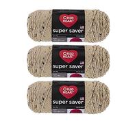 RED HEART Super Saver Yarn, Fleck-Buff
