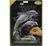 Royal & Langnickel Silver Engraving Art A4 Size Dolphins Designed Painting Set