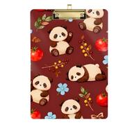 Bulk clipboards Letter Size Cute Cartoon Panda for Homework Pediatric