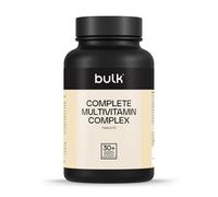 Bulk Complete Multivitamin Complex Tablets, 30 Vitamins, Minerals & Other Active Ingredients, Pack of 90, 90 Servings, Packaging May Vary