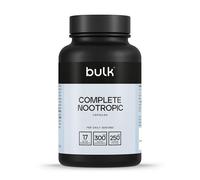 Bulk Complete Nootropic Capsules, 17 High Dose Ingredients to Contribute to Cognitive Function, Mental Performance, Concentration, Pack of 60, 10 Servings, Packaging May Vary