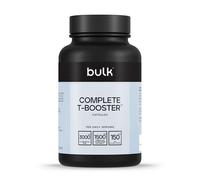 Bulk Complete T-Booster Capsules, Testosterone Supplement, D-Aspartic Acid, Tribulus Terrestris, Zinc, Pack of 180, 30 Servings, Packaging May Vary