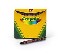 Bulk Crayons, Brown, Regular Size, 12 Count
