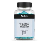 Bulk Creatine Gummies | 60 Blue Raspberry Flavour Gummies | 3000mg Creatine Monohydrate per Serving | Convenient & Easy to Take Daily | Vegan Pre & Post Workout Supplement