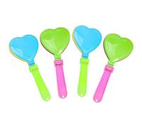Bulk Creation Set 4Pcs Ergonomic Clapping Props Safe for Kids Recycled PP Cheering Supplies Event Decoration Clapping Hands Maker
