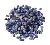 Bulk Crystal Natural Cordierite Crystal Crushed Stone Small Particles of Fish Tank Bedding Flower pots Landscaping Decorative Stone for The Buddha use for Tumbling(1000G,9-12mm)