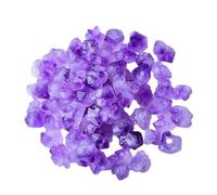 Bulk Crystal Natural Crystal Amethyst Flower Rough Stone Stone Crushed Stone Diffuser Aroma Stone Aroma Stone Crystals for Home Office Ornaments for Tumbling(1-2cm,1000G)