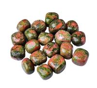 Bulk Crystal Natural Crystal Flower Green Gem Tumbled Stone Ornament Ore Specimen Teaching Science Gemstone Bathtub Stone for Tumbling(500g)