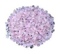 Bulk Crystal Natural Crystal Pink Crystal Rough Stone Stone Crushed Stone Pink Crystal Random Shape Fish Tank Flower Pot Offering to Buddha Crushed Stone for Tumbling(5-7mm,500g)