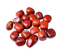 Bulk Crystal Natural Crystal Red Jasper Tumbled Stone Ornament Ore Specimen Teaching Science Gemstone Bathtub Stone for Tumbling(1000g)