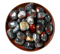 Bulk Crystal Natural Dragon's Blood Stone Tumbled Stone Aroma Stone Potted Plant Decoration Fish Tank Bottom Stone for Tumbling(2-3cm100g)