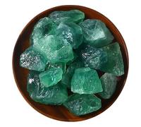 Bulk Crystal Natural Green Fluorite Aromatherapy Diffuser Stone Crystal Crafts Ornaments Demagnetization Stone Home Ornaments Jewelry for Tumbling(3-5cm100g)