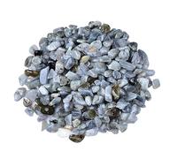 Bulk Crystal Natural Labradorite Crystal Crushed Stone Small Particles of Fish Tank Bedding Flower Pots Landscaping Decorative Stone for Buddha Use for Tumbling(9-12mm100g,500g)